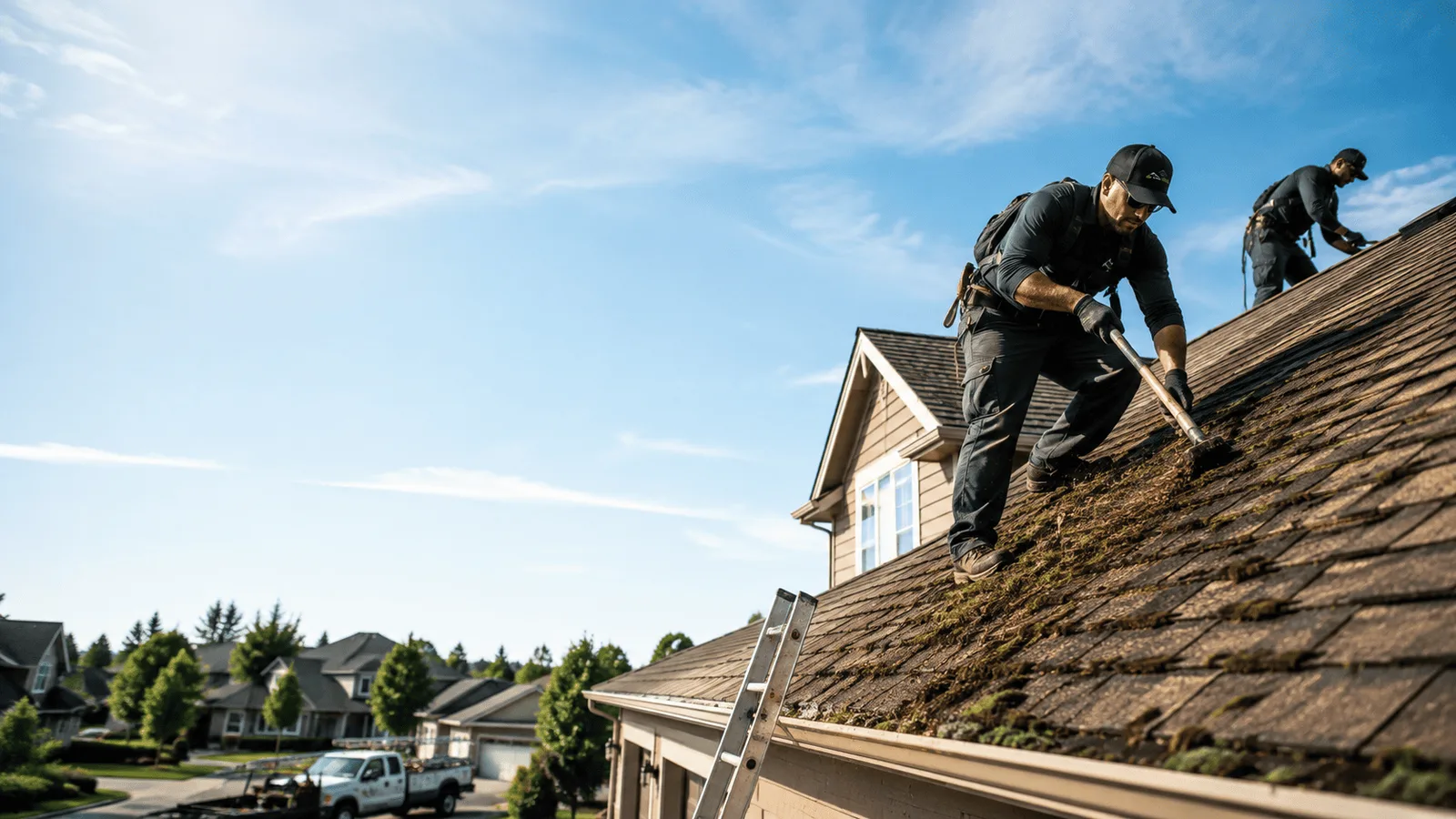 Roof Moss Removal in Somonauk, IL near me